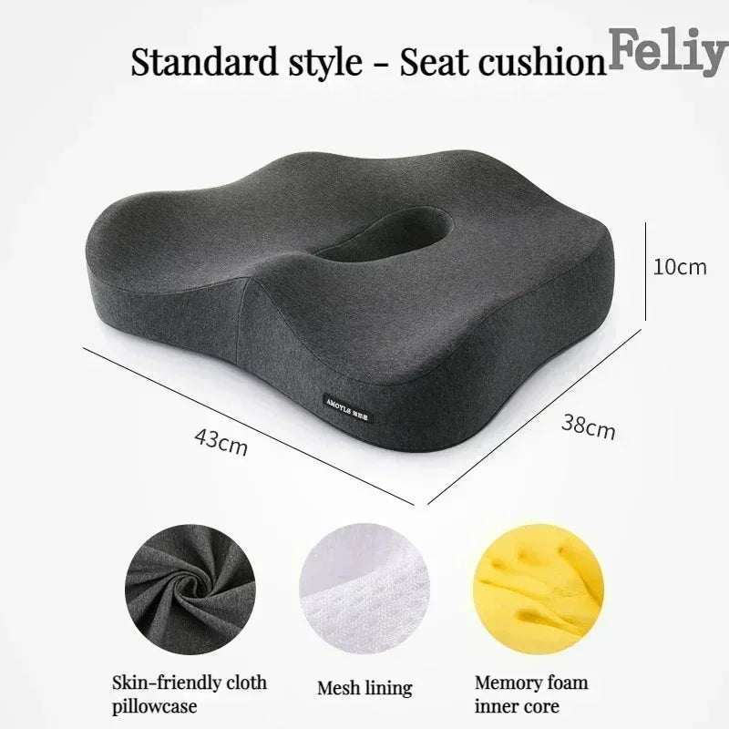 CowLost | memory-foam-office-chair-cushion-car-seat-support |29