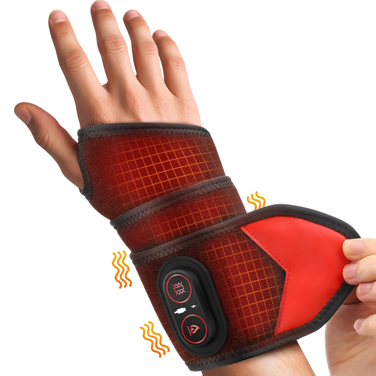 CowLost | electric-heating-wrist-guard-3-levels-hot-compress-massage-wrist-brace-ankle |1