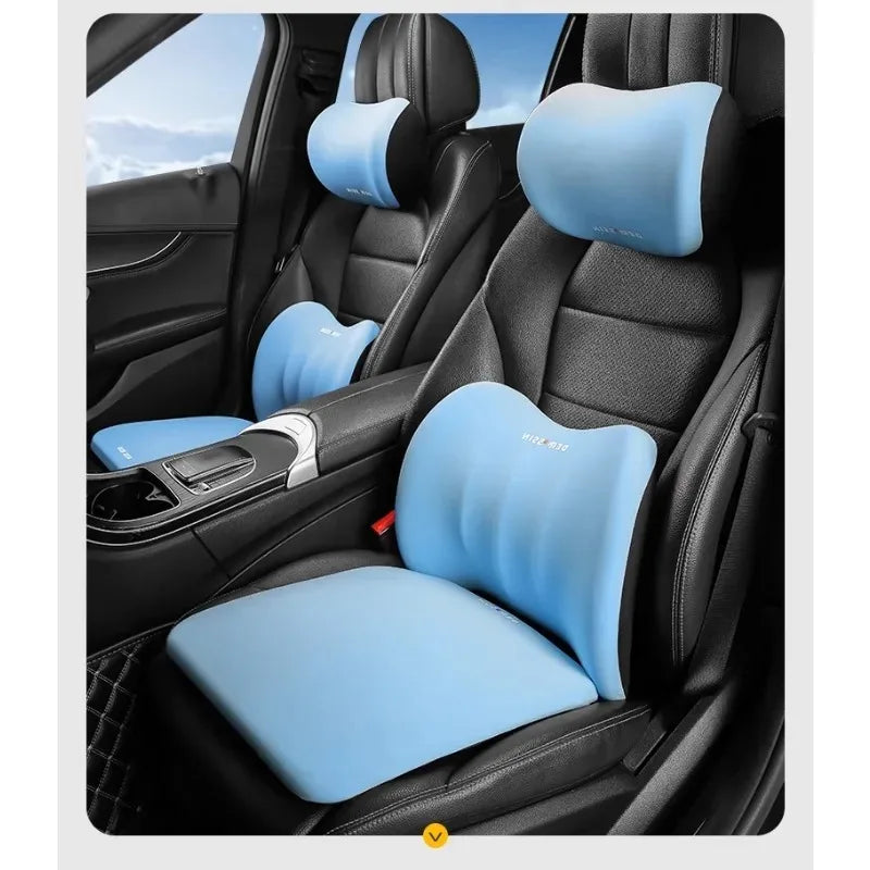 CowLost | back-lumbar-support-cushions-product_id-car-memory-foam-lumbar-and-headrest-pillow-set-soft-breathable-back-cushion |5