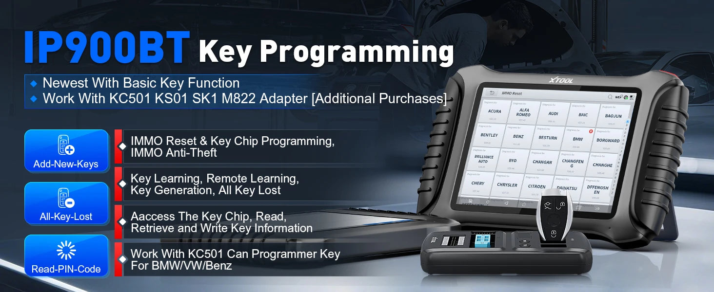 CowLost | xtool-inplus-ip900bt-bluetooth-auto-diagnostic-tools-pk-d8w-ecu-coding-automotive-scanner-full-system-41-reset-fca-can-fd-doip |15