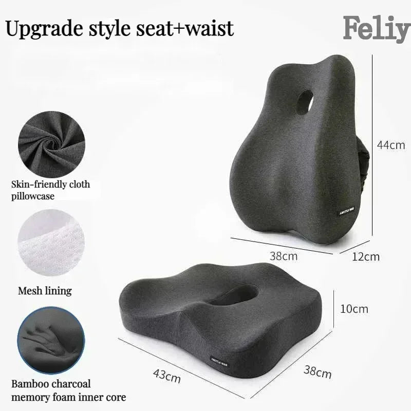 CowLost | memory-foam-office-chair-cushion-car-seat-support |34
