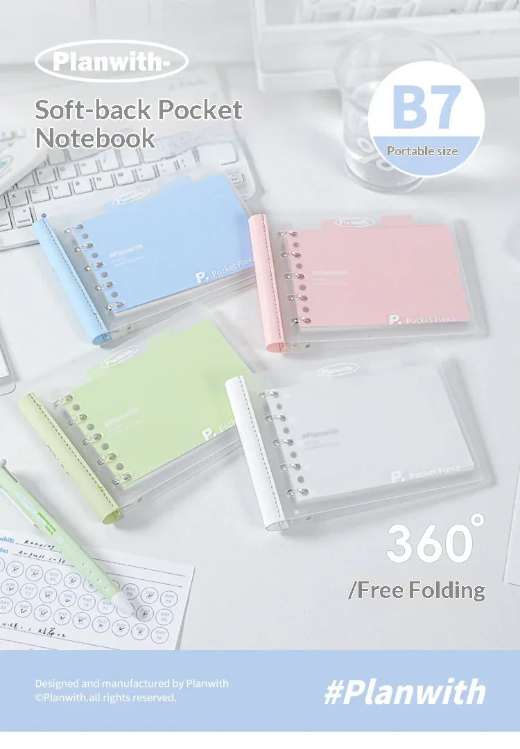 CowLost | product_id-planwith-b7-softcover-loose-leaf-notebook-refillable-pocket-binder-for-homework-journal-and-mistake-correction |7