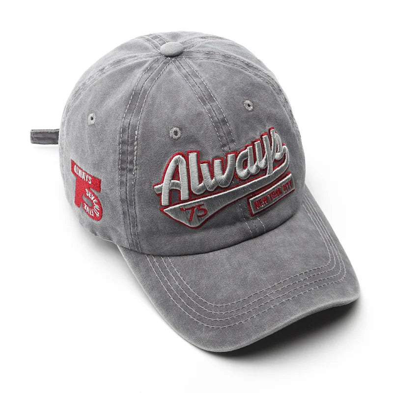 CowLost | baseball-cap-fashion-letter-embroidery-snapback-hat-vintage |4