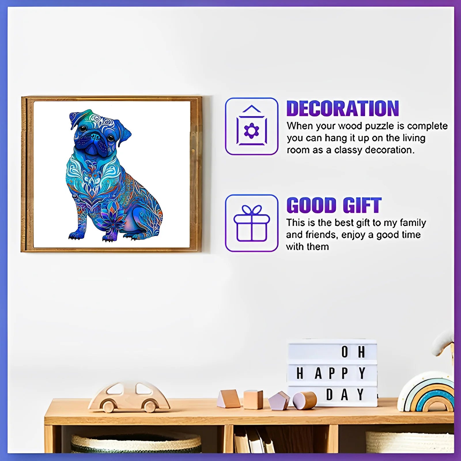 CowLost | product_id-wooden-3d-puppy-puzzle-stress-relief-toy-gift |4