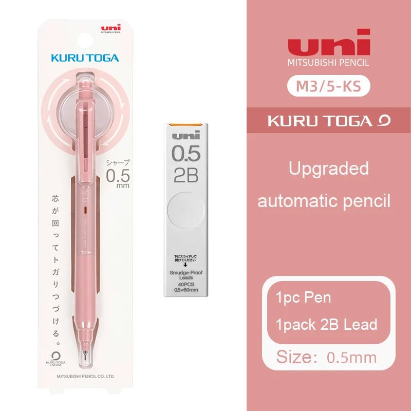 CowLost | product_id-uni-m3-5-ks-kuru-toga-0-5mm-mechanical-pencil-black-technology-for-students-and-kids |10