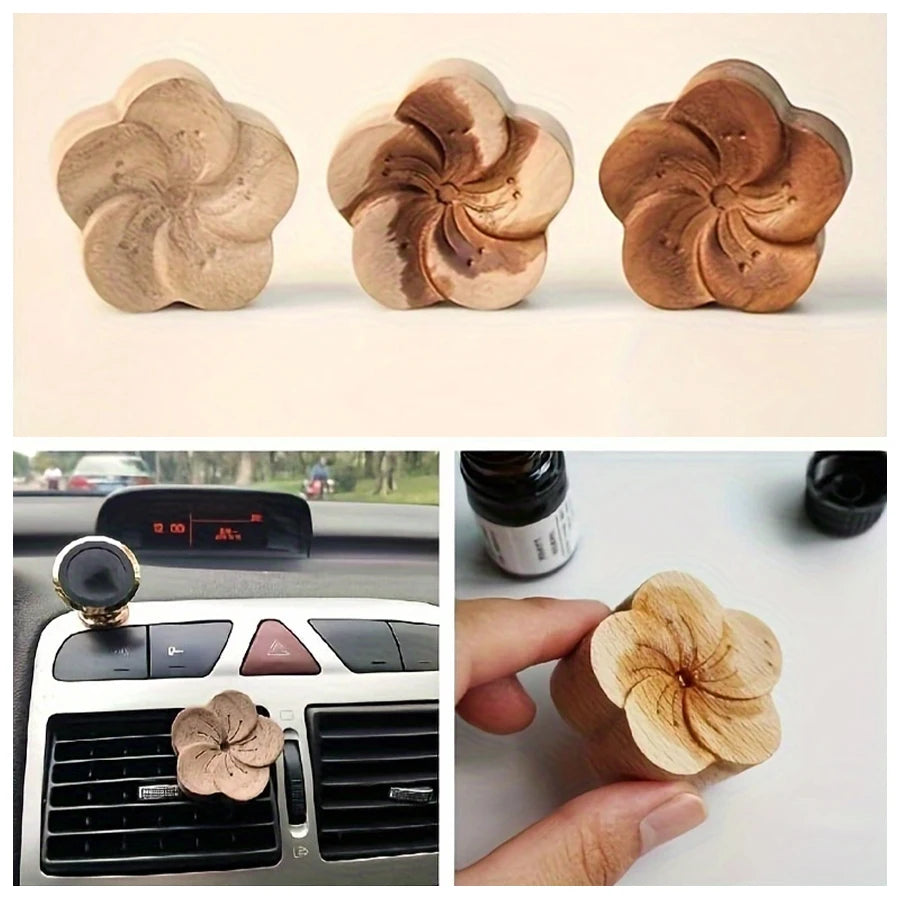 CowLost | product_id-diy-wooden-flower-car-air-freshener-vent-clip-diffuser-no-perfume |3
