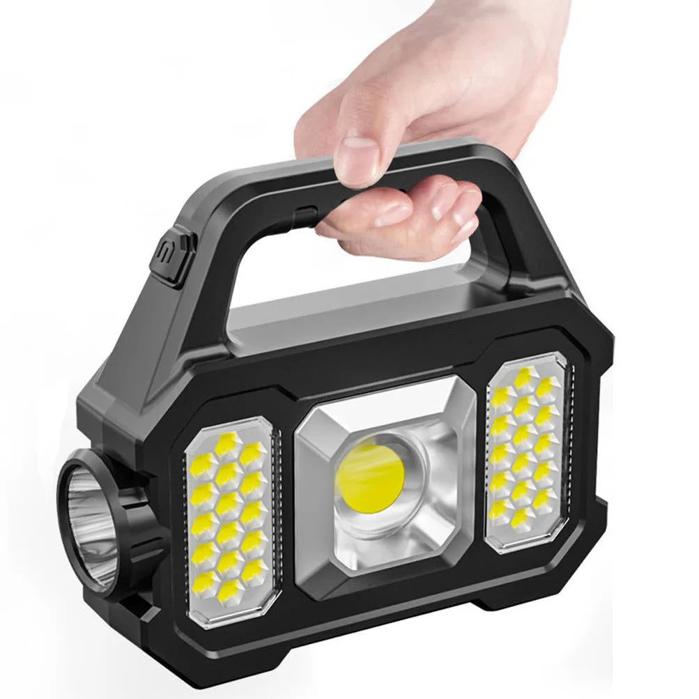 CowLost | product_id-solar-rechargeable-waterproof-led-camping-flashlight-with-cob-zoom-phone-charger |22
