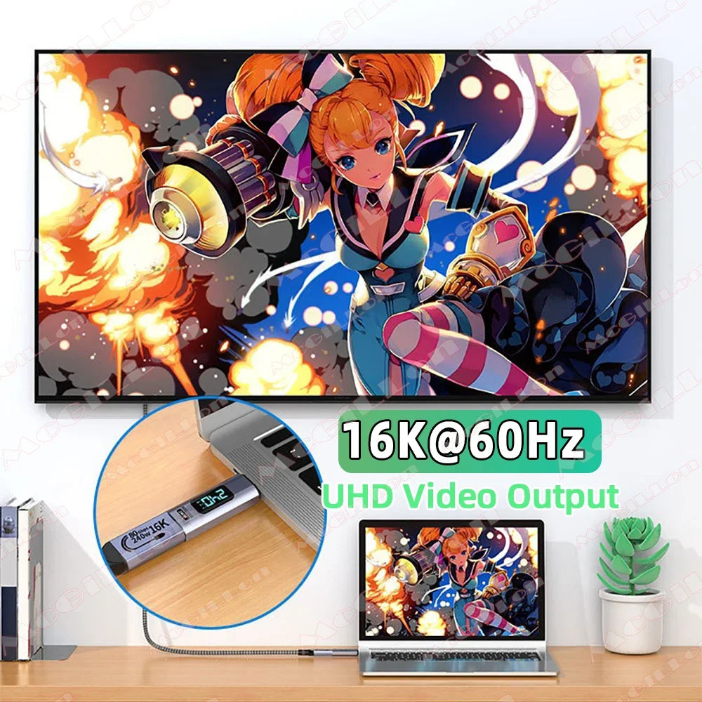 CowLost | product_id-240w-usb-c-magnetic-otg-adapter-type-c-to-type-c-80gbps-16k-5a-for-macbook-pro-air-samsung |5