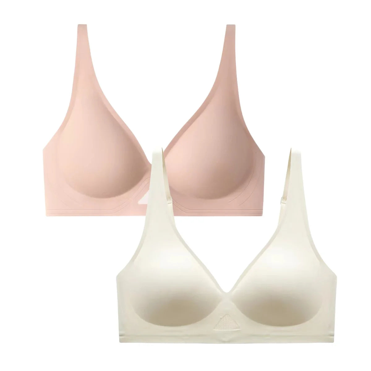 CowLost | product_id-2-pack-seamless-non-wire-deep-v-push-up-bras-for-women-comfortable-fit |9