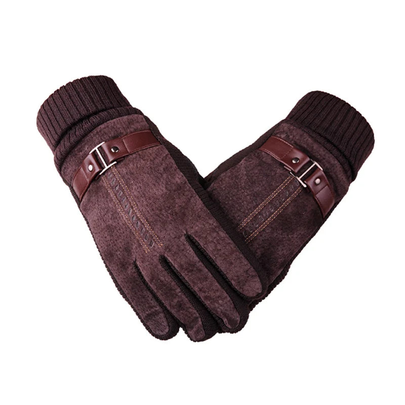 CowLost | winter-men-gloves-genuine-leather-touch-screen-warm |30