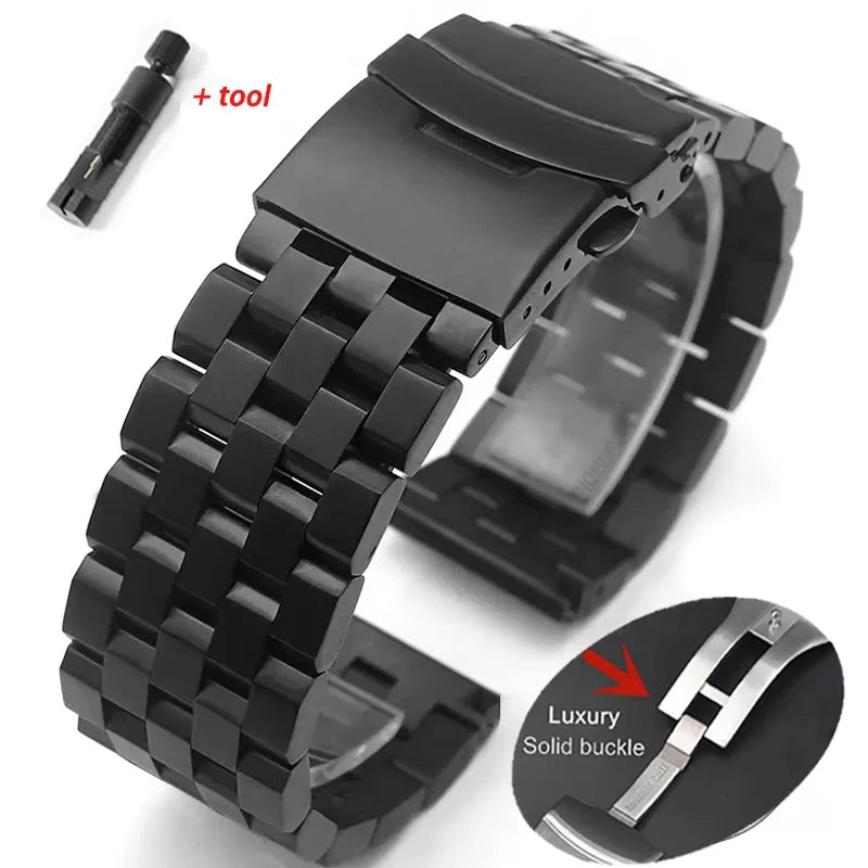 CowLost | bracelets-product_id-stainless-steel-watch-strap-18mm-20mm-22mm-for-seiko-samsung-smartwatch-replacement-band |1