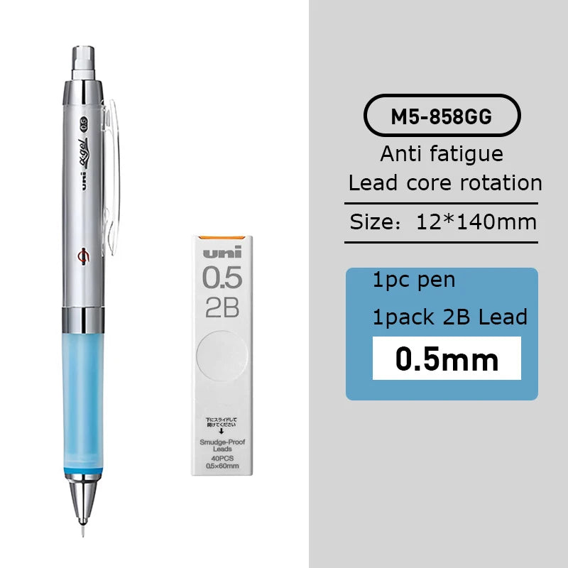 CowLost | product_id-japanese-uni-m5-858gg-kuru-toga-0-5mm-mechanical-pencil-soft-grip-smooth-writing |11