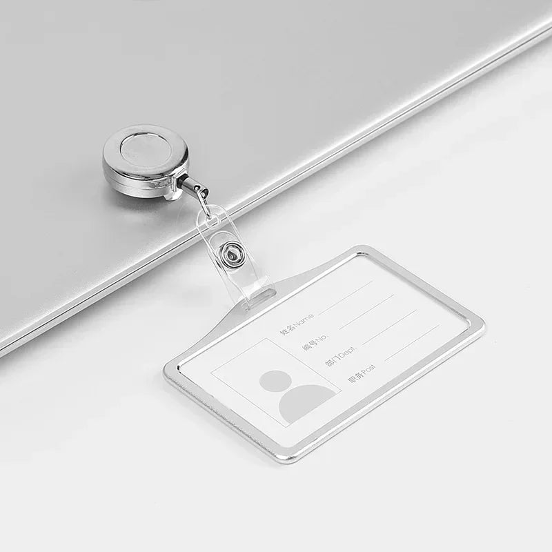 1 Pcs Aluminum Alloy Card Cover Case Bank Business Work Card Holder