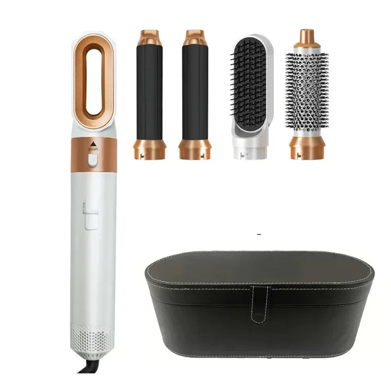 CowLost | 5-in-1-hair-dryer-hot-comb-set-professional-curling-iron-hair-straightener-styling-tool-for-professional-hair-dryer-household |17