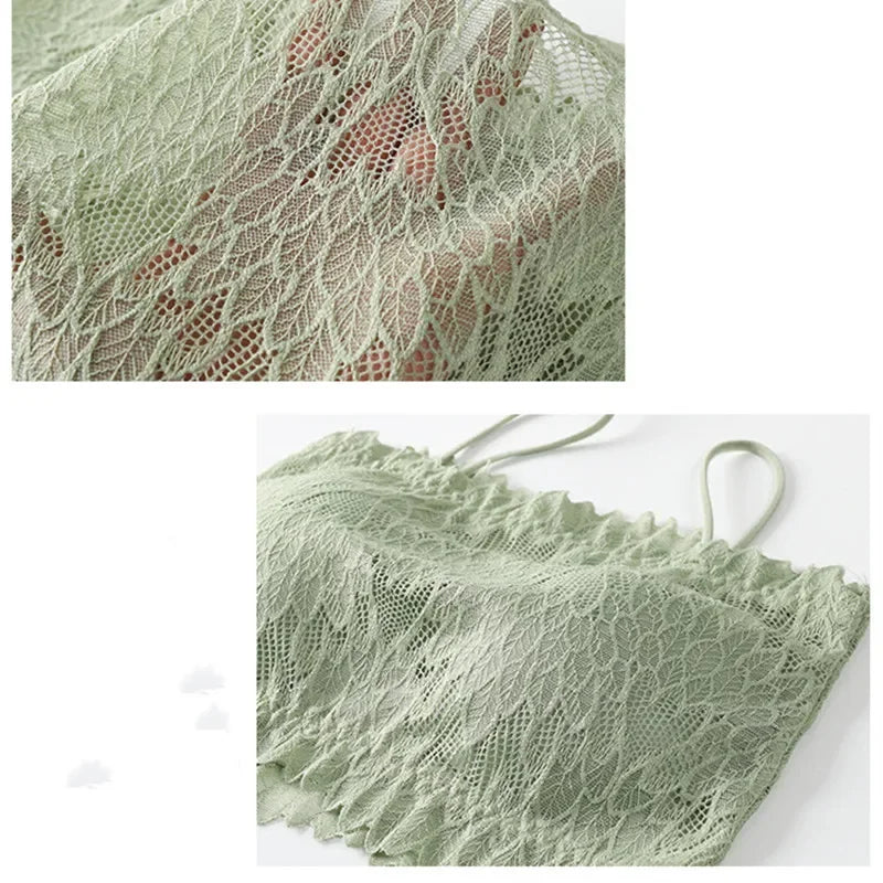 CowLost | product_id-women-s-lace-wireless-padded-tube-bra-low-rise-panty-set |14