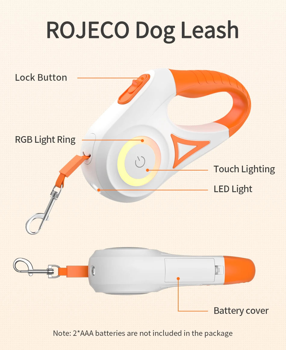 CowLost | dog-diapers-rojeco-5m-led-retractable-dog-leash-with-light-straps |17