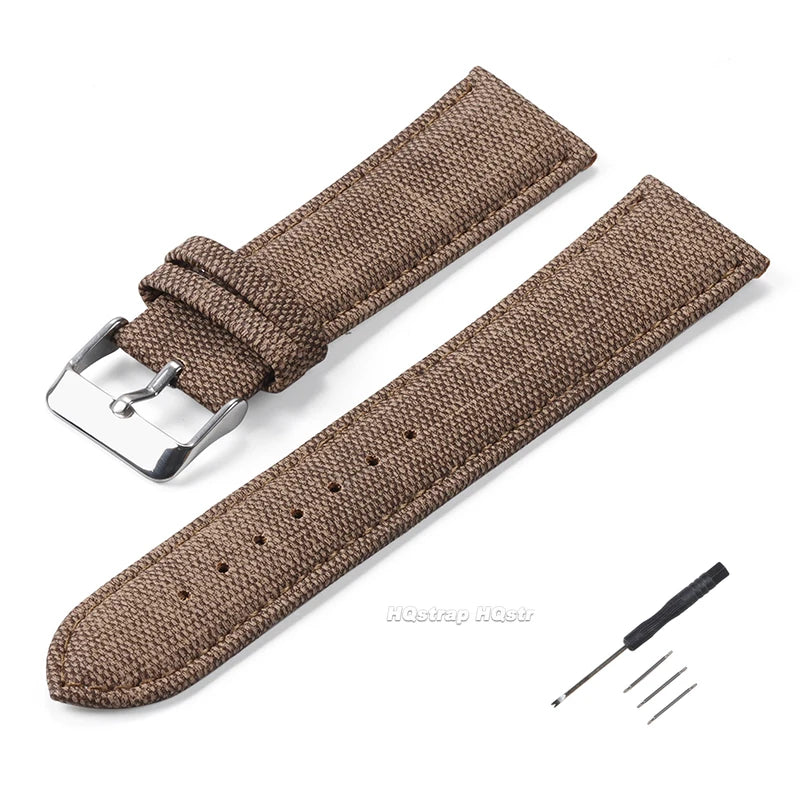 CowLost | product_id-denim-pattern-nylon-watchband-10-22mm-for-casio-seiko-vintage-unisex-strap |8