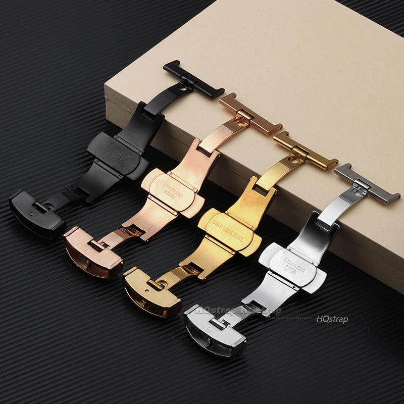 CowLost | product_id-polished-stainless-steel-butterfly-buckle-watch-clasps-16-24mm-accessories |6
