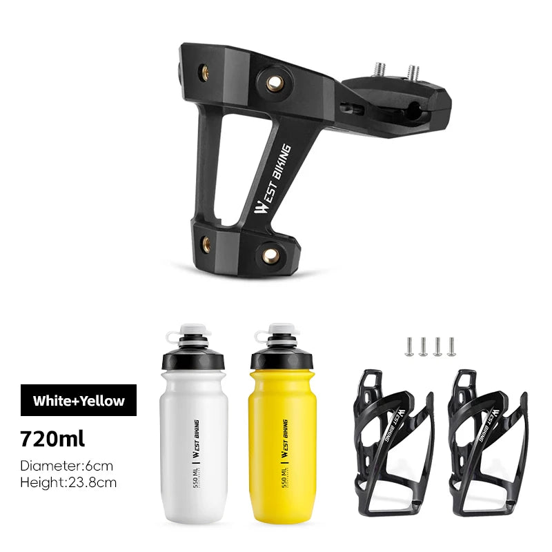 CowLost | west-biking-bicycle-water-bottle-cage-extension-mount-for-bike-saddle-single-double-bottles-holder-mtb-road-bike-accessories |33