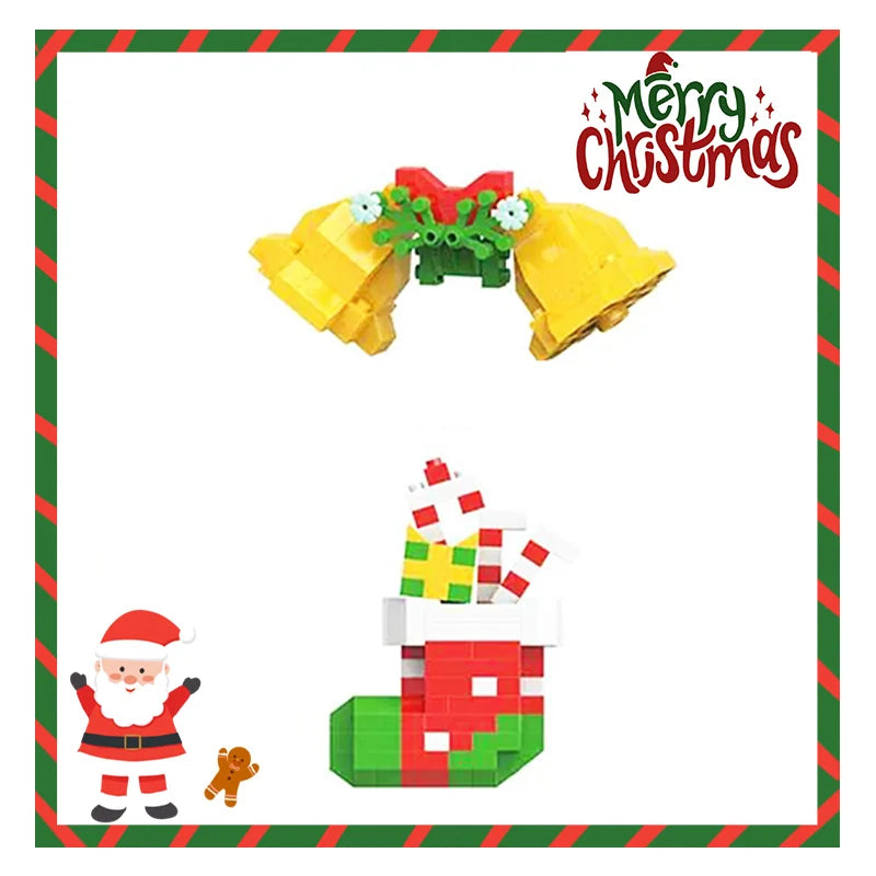 CowLost | christmas-gifts-building-block-series-santa-claus-reindeer-puzzle-assembly-bricks-table-decoration-toys-for-child-chrismas-gift-2 |22