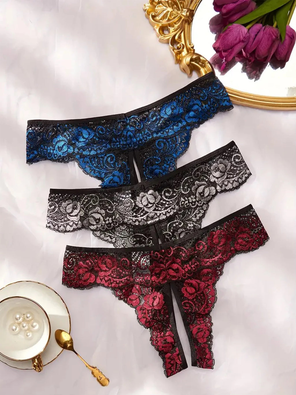 CowLost | transparent-lace-romantic-floral-thong-soft-seductive-open-crotch-womens-underwear |7