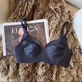 CowLost | thin-large-breasts-show-smaller-breasts-rabbit-ears-breathable-seamless-underwear-womens-small-breasts-push-up-bra |9