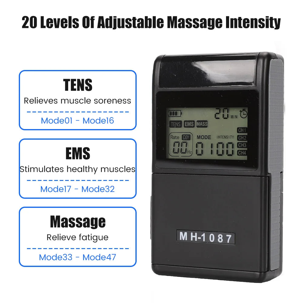 CowLost | uncategorized-48-modes-4-channel-ems-tens-muscle-stimulator-electric-acupuncture-therapy |6