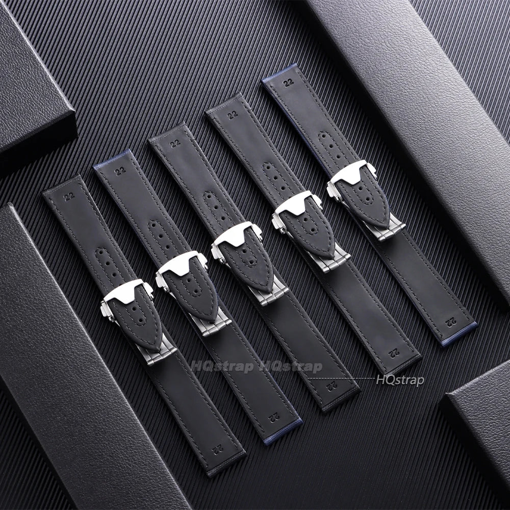 CowLost | for-omega-sailcloth-nylon-watch-band-20mm-22mm-waterproof-sailcloth-strap-black-blue-men-sport-bracelet-folding-buckle-wristband |5