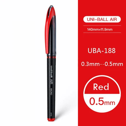 CowLost | product_id-japanese-uni-uba-188-gel-pens-0-5-0-7mm-black-red-blue-smooth-writing-for-school-office |14