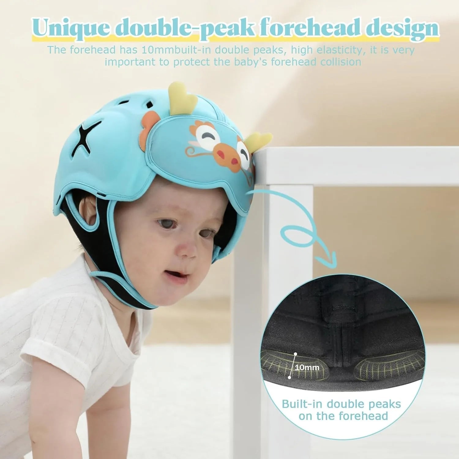 CowLost | mambobaby-guard-hat-cn-dragon-safe-anti-shock-baby-helmet |5