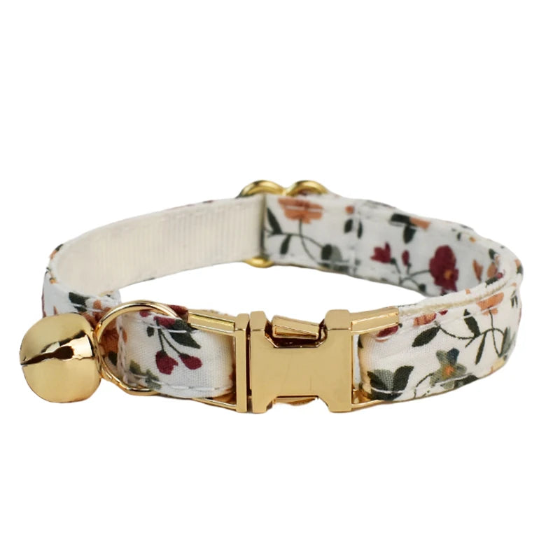 CowLost | cat-furniture-adjustable-cat-collar-with-bowknot-and-safety-release |16