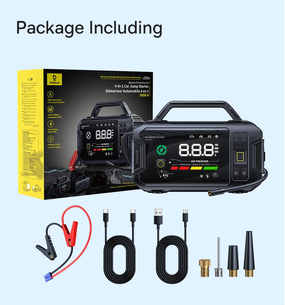 CowLost | baseus-vj1-3000a-car-jump-starter-4-in-1-air-compressor-21600mah-power-bank |19
