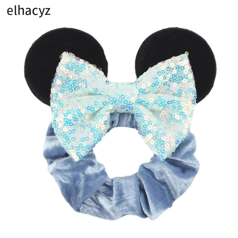 CowLost | disney-mouse-velvet-hair-scrunchies-hairband-for-girls |73