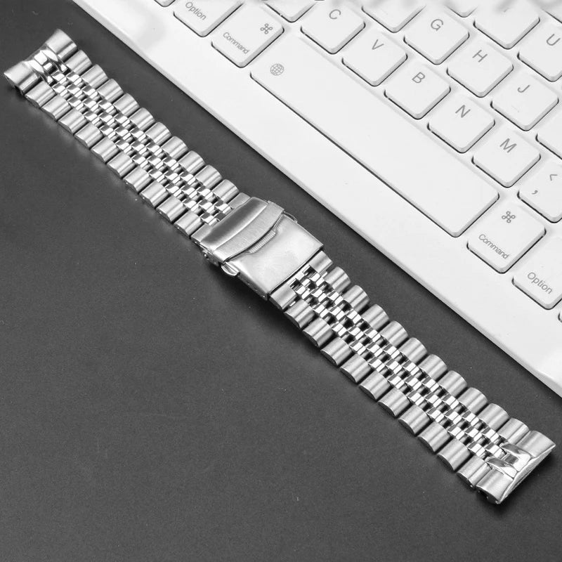 CowLost | product_id-stainless-steel-curved-end-watchband-with-solid-buckle-for-seiko-srpa21-srp777-srpc25-srp773-jubilee-bracelet |8
