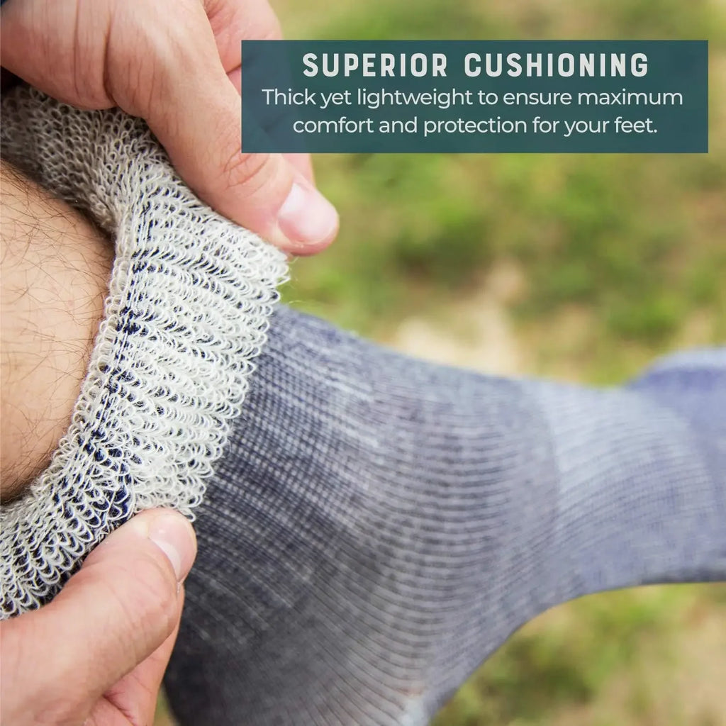 CowLost | uncategorized-merino-wool-hiking-thermal-midweight-cushion-winter-boot-socks-3-pack |7