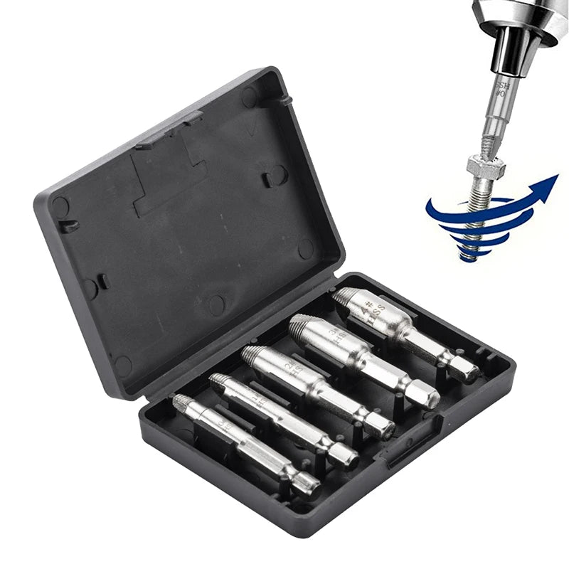 CowLost | nindejin-4-5-6pcs-damaged-screw-extractor-drill-bit-extractor |19