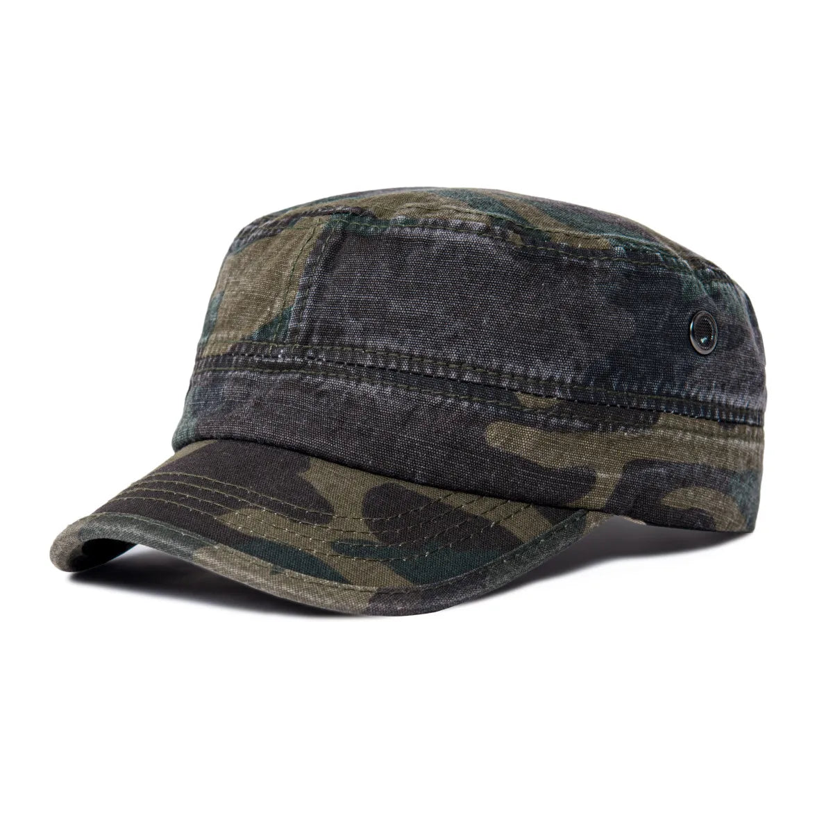 CowLost | voboom-denim-army-cap-men-washed-cotton-bucket-hat |12