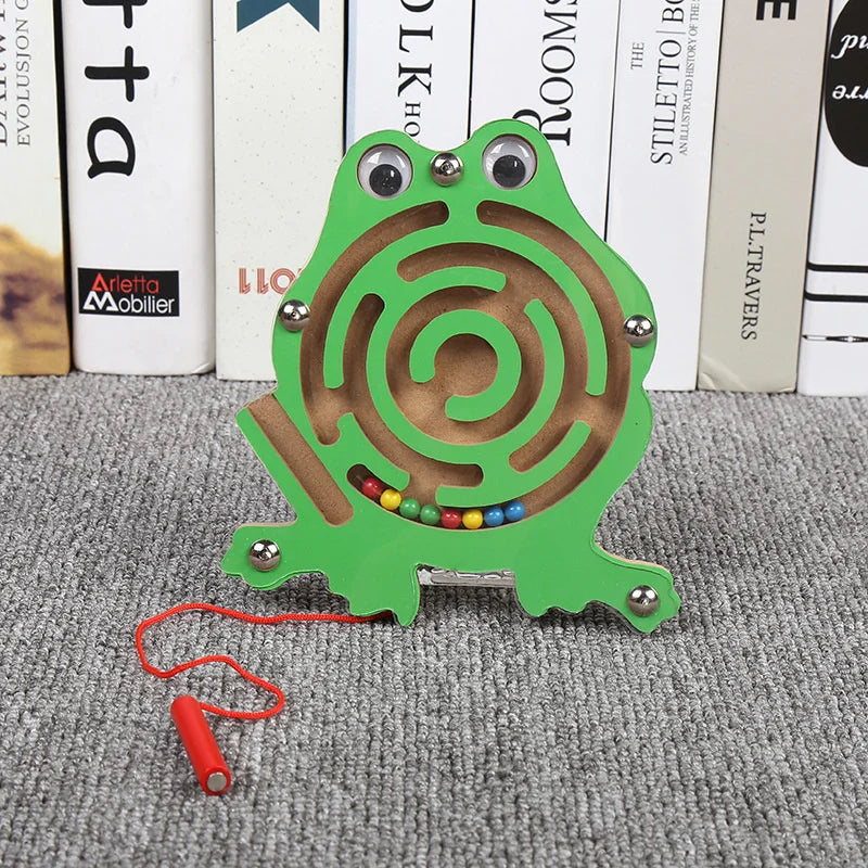 CowLost | fencing-barriers-childrens-wooden-magnetic-track-maze-balance-board-toy |24