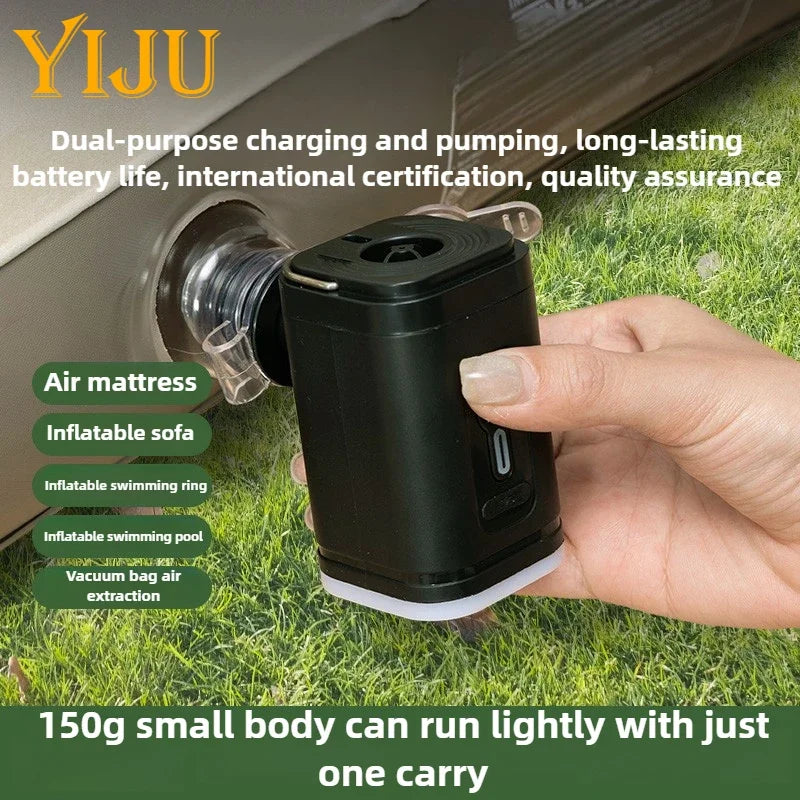 CowLost | pool-floats-product_id-yiju-mini-portable-usb-rechargeable-air-pump-1200mah-for-pool-float-air-bed-vacuum-bag |1