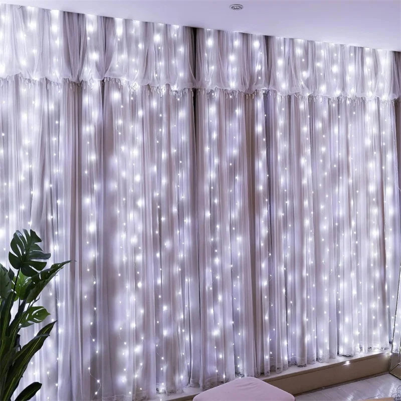 CowLost | product_id-led-fairy-string-curtain-lights-usb-remote-8-modes-christmas-holiday-decor |17