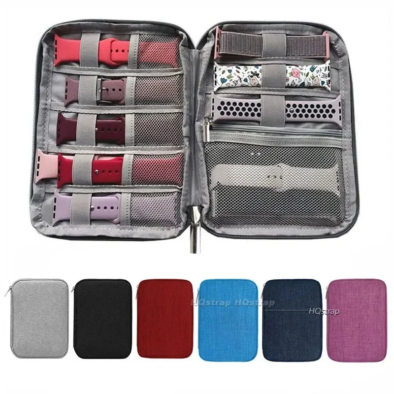 Watchband Storage Box for Apple Watch Strap and Data Cable Organizer