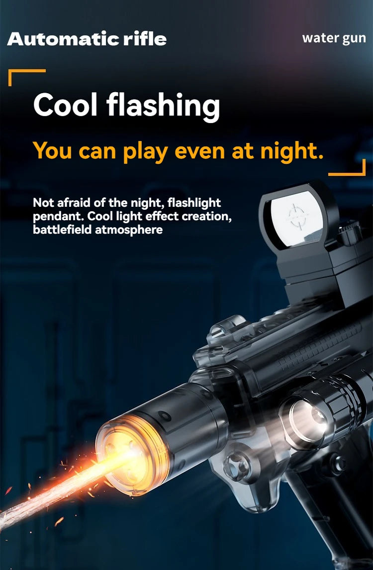 CowLost | product_id-mk3-large-capacity-electric-water-gun-toy-with-lights-fully-automatic-for-outdoor-summer-camping-and-gatherings |9