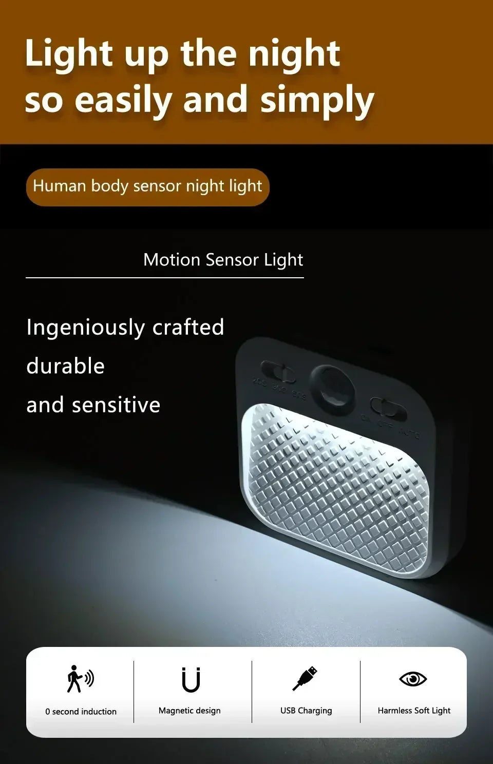 CowLost | product_id-rgb-usb-rechargeable-magnetic-motion-sensor-led-night-light-for-bedroom-stairs-kitchen-cabinet |7