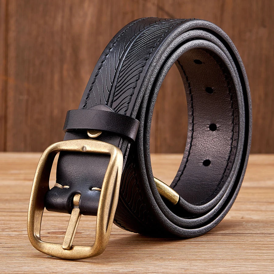 CowLost | 3-8cm-pure-cowhide-high-quality-genuine-leather-belts-for-men |15