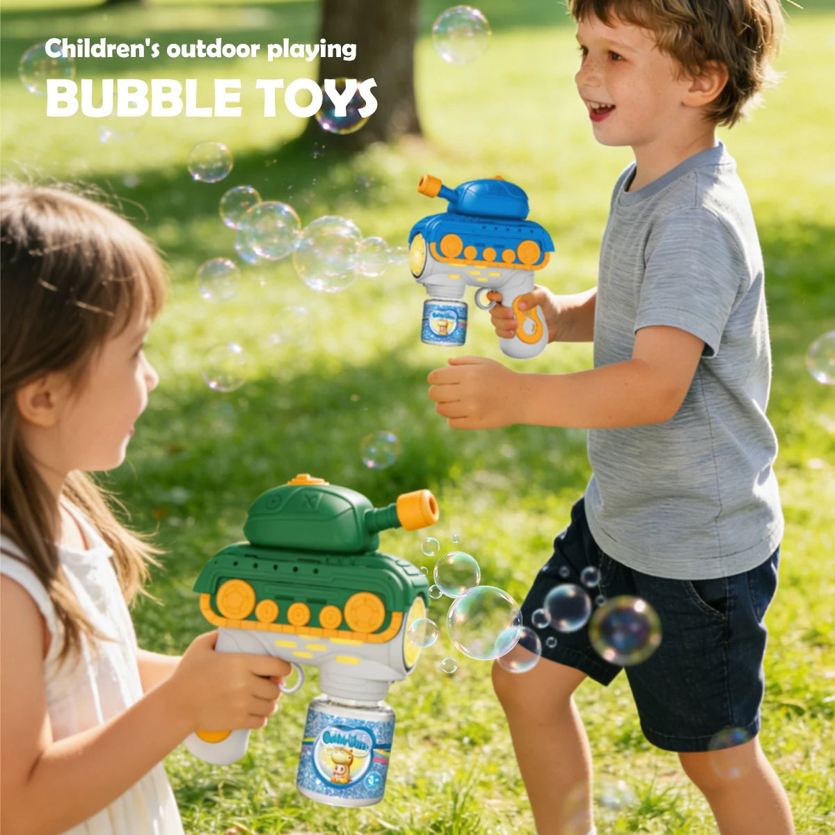 CowLost | product_id-electric-cartoon-tank-bubble-gun-toy-for-kids-outdoor-play-no-bubble-liquid-included |3