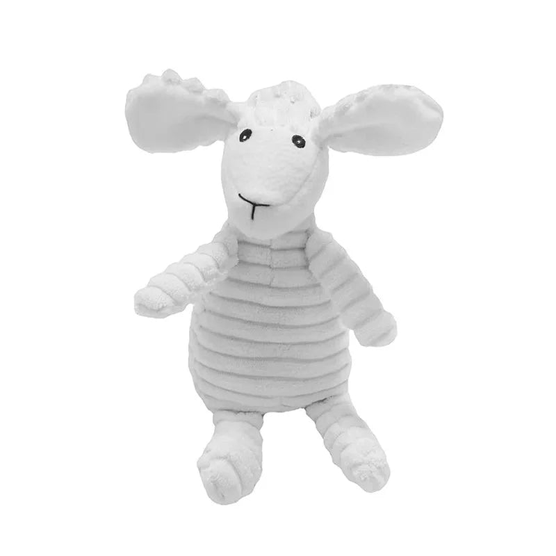 CowLost | dog-kennel-run-accessories-donkey-shape-corduroy-squeaky-dog-chew-toy |15