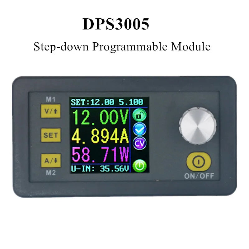 DPS3005 Digital Programmable DC Step-Down Power Supply Module with Voltmeter and Ammeter