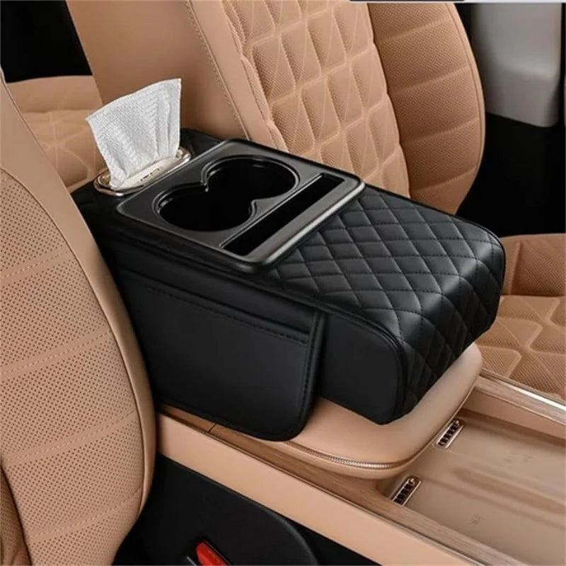 CowLost | vehicle-parts-accessories-universal-leather-car-center-console-armrest-cover |2