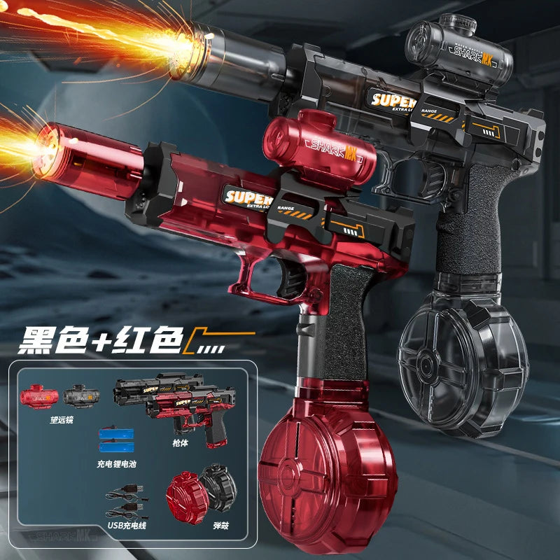 CowLost | product_id-electric-water-gun-toy-with-simulated-firing-recoil-and-sensor-lights-for-kids |1