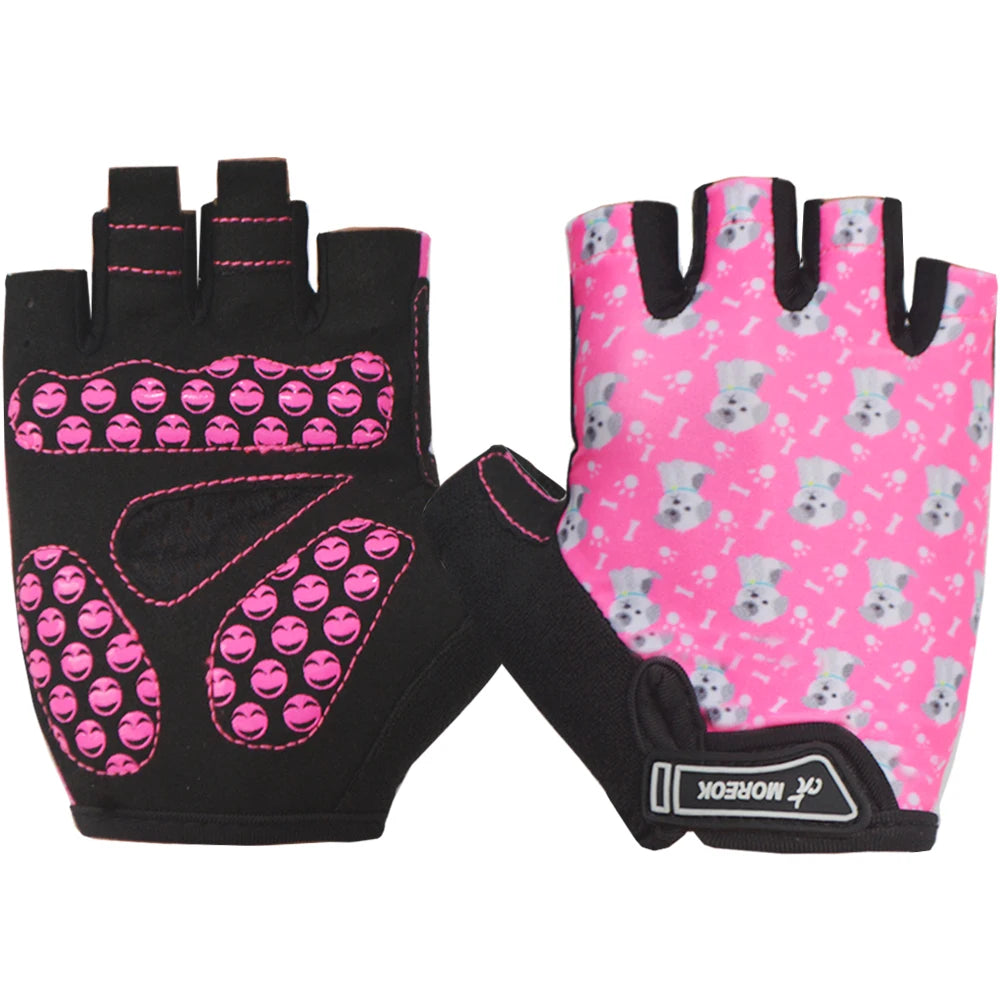 CowLost | moreok-kids-gloves-3mm-pads-monkey-bar-gloves-half-finger |1